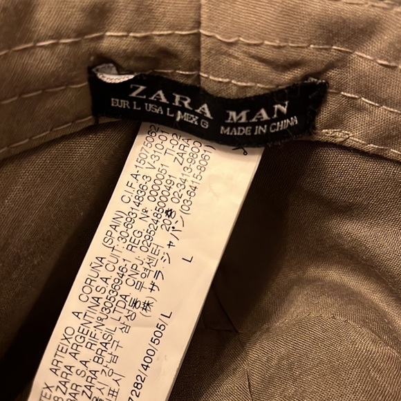 Zara fedora brown with grey banding - Picture 4 of 5